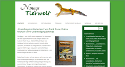 Desktop Screenshot of nannys-tierwelt.de